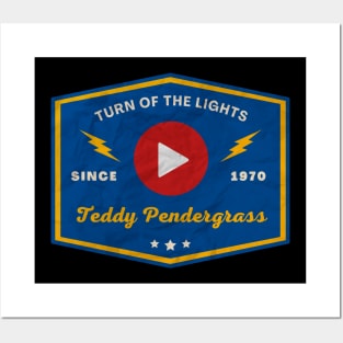 Teddy Pendergrass // Play Button Posters and Art